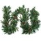 24-Inch Pre-Lit Christmas Wreath with Timer LED Lights - Festive and Convenient Holiday Decor